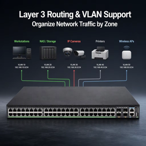 Switch H3C S5590-48T4XC-HI de 48 Puertos Gigabit, 4 SFP+ 10G, Switch de Agregación L3, 2.56Tbps, IPv6, VxLAN, IRF2 - Product Image 3