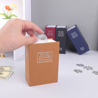 Caisse de Sécurité Promotionnelle en Forme de Mini-Livre Dictionnaire, Coffre-Fort Portable à Clé pour Argent, Petite Boîte à Monnaie, Cadeaux