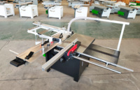 Scie à table compacte 1600*375mm avec levage et inclinaison manuels pour le travail du bois