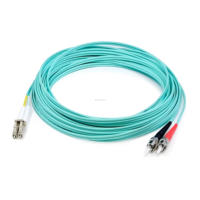 OM3 50/125 LSZH Turquoise ST/UPC LC/UPC Cordon de raccordement fibre optique multimode Jarretiere Optique pour réseaux WiFi POE 3G GSM