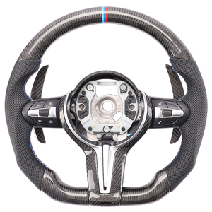 Volant en carbone OEM pour <span class=keywords><strong>BMW</strong></span> M F02 F25 F30 E90 525i 530i <span class=keywords><strong>330i</strong></span> 340i M2 X3 X4 - Product Image 1