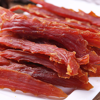 Groothandel LUSCIOUS Hoogproteïne Gezonde Hondensnoepjes Natuurlijk Zonder Toevoegingen Zachte Zalm Kabeljauw Rawhide Strip Jerky 0.2kg Spijsvertering Huid