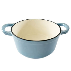 Casserole en fonte émaillée à motif floral High-Beauty, <span class=keywords><strong>petite</strong></span> <span class=keywords><strong>cocotte</strong></span> ronde pour cuisson lente - Product Image 4