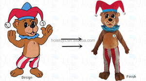 Personaggio dei cartoni animati Hola personaggio giallo mascotte Costume/costumi mascotte personalizzati - Product Image 3