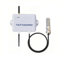 Capteur de température et d'humidité mural industriel RS485 Modbus RTU WiFi LoRaWAN sans écran, transmetteur pour HVAC