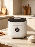 Cuisinière électrique multifonction à écran tactile intelligent, cuiseur à riz, maintien au chaud, puissance automatique, pour 2-3 personnes, niveau 3 d'efficacité énergétique