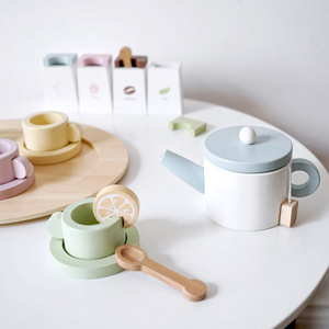 <strong>Woden</strong> Children Furniture Infantil Pretend Play Tea Set <strong>Kitchen</strong> Play Set Kids Toys for Girls <strong>Kitchen</strong> Set - Product Image 5