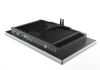 PC industriel tout-en-un sans ventilateur EVUC 15,6 pouces, écran tactile capacitif 10 points, Intel I3/I5/I7, FHD 1920x1080, 4/8 Go de RAM, 128 Go