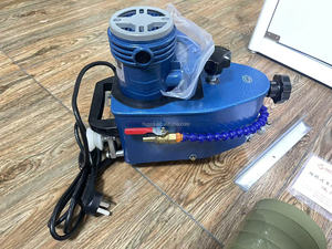 Mini Macchina Manuale per Levigatura Bordi in Vetro con Singolo Motore, Macchina Portatile per Lucidatura Vetro - Product Image 3