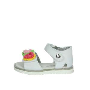 Sandalias Planas Azules para Niñas Asso AG-17322 con Detalle de Flor - Product Image 1