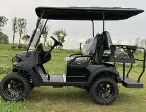 Nouvelle arrivée, voiturette de golf tout-terrain électrique à batterie lithium haute performance, 2+2 places, véhicule de <span class=keywords><strong>chasse</strong></span> - Product Image 3