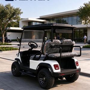 Carrito de Golf Todoterreno de 4 Plazas con Motor de Litio, Vehículo Eléctrico de Golf para 4 Personas para Hoteles y Resorts - Product Image 1