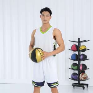 Camisetas de Baloncesto Personalizadas de Última Moda, Transpirables, de Talla Grande para Adultos, al por Mayor, Ropa Deportiva Bsci, 100% Poliéster, Secado Rápido - Product Image 3