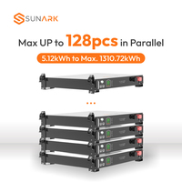 Batería de Lámina SunArk Ultra Delgada de 9cm, 5kWh/10kWh, LiFePO4, con 6000 Ciclos, Clasificación de Impermeabilidad IP65, para Almacenamiento de Energía en Exteriores y en el Hogar