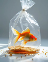 Sachets d'eau transparents en PEHD de petite taille, fournis directement par l'usine, emballage liquide personnalisé en polyéthylène pour l'eau potable et les poissons vivants en Afrique