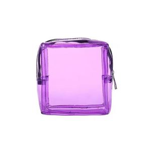 Small Transparent Cosmetic Bag PVC Women Zipper Clear <b>Makeup</b> Bags Beauty <b>Case</b> Travel Organizer Storage Wash Bag - Product Image 1
