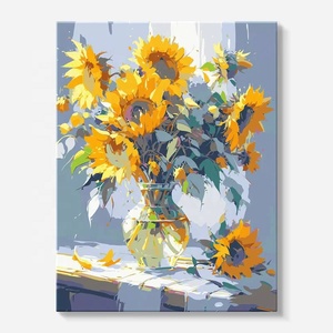 XIXI 2026 Nouvelle Arrivée Peinture par Numéros pour Adultes Débutants Toile Faite à la Main Motif Paysage Animal Décoration Murale Vente en Gros - Product Image 3
