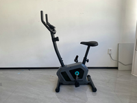 Vélo d'exercice vertical à résistance magnétique TOPFIT, 8 niveaux, vélo d'appartement pour la maison, équipement de fitness