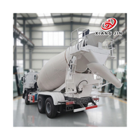 Camion malaxeur à béton HOWO d'occasion avec moteur et pompe, garantie 1 an, meilleure qualité en excellent état de fonctionnement