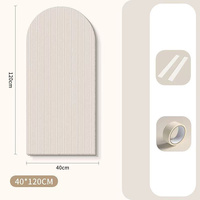 Panneaux muraux autocollants colorés, panneaux acoustiques insonorisants, panneaux décoratifs pour tête de lit, fond mural anti-collision