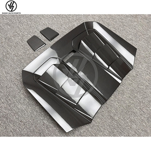 New Dry Carbon Fiber Front Hood <b>Bonnet</b> for Huracan EVO-Black Glossy Twill Weave Accurate 1:1 Fitment - Product Image 2