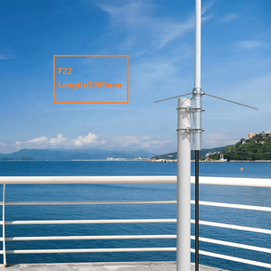 เสาอากาศฐานสถานีรับส่งสัญญาณวิทยุแบบรีพีทเตอร์ รุ่น F22 VHF 144-174MHZ 6.7dBi 3200MM SO239 UHF-Female N-Female  วัสดุไฟเบอร์กลาส - Product Image 2