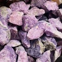 Pierre de cristal brut de Mica violet naturel de haute qualité artisanat brut en gros à des fins diverses