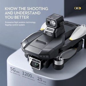 Mini Dron Cuadricóptero Plegable S+ <span class=keywords><strong>con</strong></span> <span class=keywords><strong>Cámara</strong></span> Dual 4K, Wifi, Flujo Óptico, Mantenimiento de Altitud, Evitación de Obstáculos, para Niños <span class=keywords><strong>y</strong></span> Principiantes - Product Image 1