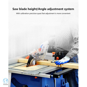Scie à table pliante 255 mm 2000 W, machine à travailler le bois, haute précision, moteur horizontal 220 V pour couper le bois, l'aluminium, le PVC, le plastique - Product Image 4