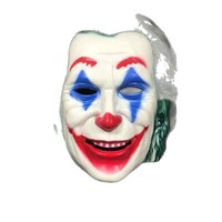Masque de clown drôle en plastique pour Halloween, masque effrayant pour les jeux de maison hantée et de salle d'évasion