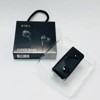 Écouteurs filaires 3,5 mm avec microphone intégré, écouteurs intra-auriculaires Super Bass avec micro pour appareils Samsung Galaxy S8 S10 Note10