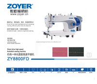 Nouveau look ZY8800FD Zoyer machine industrielle de balançoire de point de serrure à entraînement direct pour vêtement