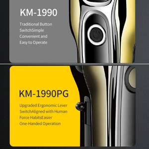 KEMEI KM-PG1990 Tagliacapelli Elettrico Ricaricabile 5W con Batteria al Litio, Apparecchio Professionale da Barbiere 7000RPM a Forma di U - Product Image 5