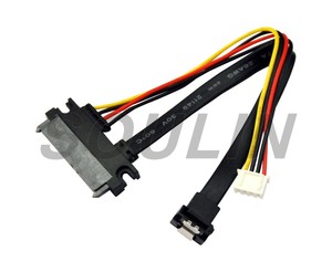 <span class=keywords><strong>SATA</strong></span> 22pin 7 + 15pin hembra <span class=keywords><strong>a</strong></span> <span class=keywords><strong>SATA</strong></span> hembra Cable w/Molex <span class=keywords><strong>IDE</strong></span> 4Pin <span class=keywords><strong>de</strong></span> - Product Image 5
