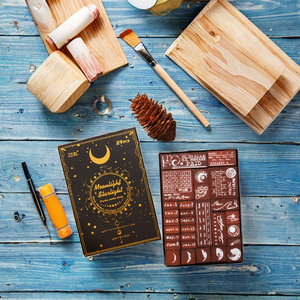 <span class=keywords><strong>Sellos</strong></span> de Madera con Diseño de Galaxia y Manga, para Uso en Oficina, con Indicadores de Mes, Semana y Fase Lunar, <span class=keywords><strong>Sellos</strong></span> DIY - Product Image 1