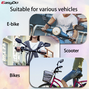Specchietti Retrovisori <span class=keywords><strong>per</strong></span> Bicicletta EasyDo Regolabili a 360 Gradi, Specchio Rotante <span class=keywords><strong>per</strong></span> Manubrio di <span class=keywords><strong>Bici</strong></span> Elettrica - Product Image 5