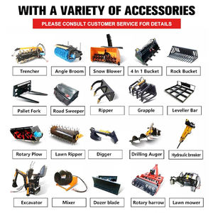 Распродажа, дешевая цена, колесико для борта/Гусеничный мини-погрузчик для руля с насадками для измельчения пеньков, распродажа - Product Image 6