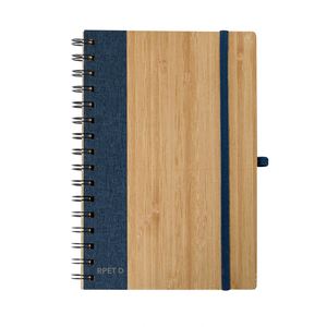 Cuaderno Ecológico Promocional 2025 con Cubierta de Bambú, Tela PET y Papel Reciclado para Regalos de Oficina - Product Image 2