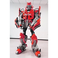 Costume de robot LED le plus vendu en usine, tenue de robot LED portable pour marcheur sur échasses, costumes de cosplay pour adulte