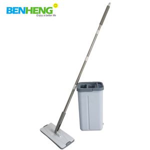 BENHENG Fregona Healthy Mobs, Juego de Trapeador <span class=keywords><strong>y</strong></span> Cubeta Giratorios <span class=keywords><strong>y</strong></span> Ajustables - Product Image 4