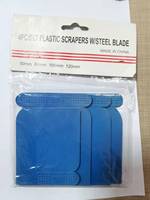 Ensemble d'Applicateurs de Mastic / Ensemble d'Épandeurs de Mastic / Ensemble de 4 Outils Manuels en Acier au Carbone