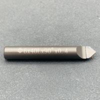 Couteau de gravure en alliage de diamant PCD à fond plat et tranchant pour la sculpture sur pierre, outils de gravure sur granit et pierres tombales