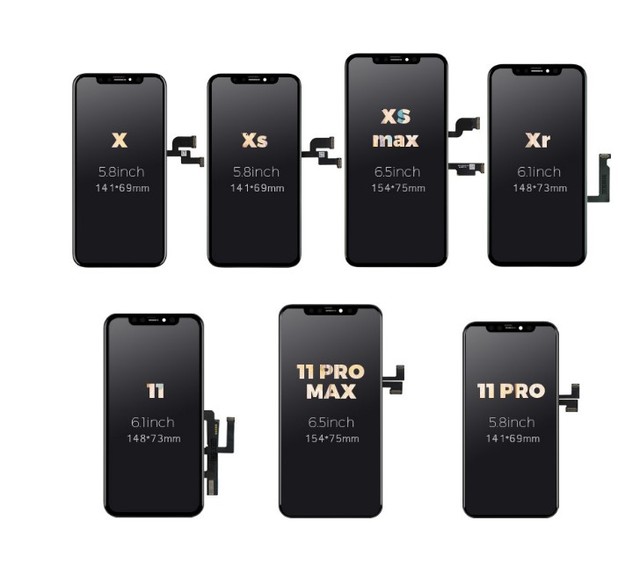 Factory Accessories Wholesale Mobile Phone Lcd Display Replacement for Iphone 11 12 13 Pro Max Lcd Screen Display Original