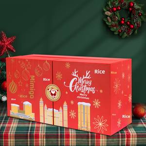 Caja de <span class=keywords><strong>Adviento</strong></span> Navideña de Doble Puerta con 24 Compartimentos, Cosméticos, Figuras, Juguetes, Regalos Sorpresa, Papel Especial con Recubrimiento UV - Product Image 4