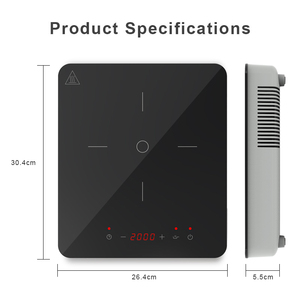 Aparato de cocina de diseño portátil de alta calidad de 2000W encimera de inducción simple encimera de inducción - Product Image 4