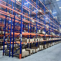 Systèmes de rayonnage pour entrepôt d'emballage et d'exportation, rayonnage à palettes, rayonnage industriel, capacité 1200 kg, direct usine OEM