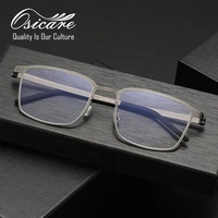 Meilleures ventes : Montures de lunettes de vue pour hommes, design 2026, noires, de luxe, surdimensionnées, style vintage, en titane, à acheter en ligne