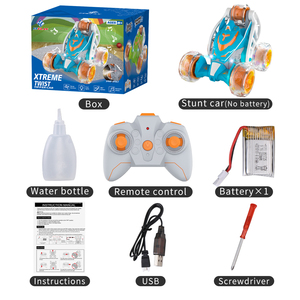 HOSHI 1615 KF22 Auto Acrobático con Spray de 2.4Ghz, Vehículo con Giro, Auto a Control Remoto para Niños, Regalo de Navidad, <span class=keywords><strong>Juguetes</strong></span> de Auto RC - Product Image 6