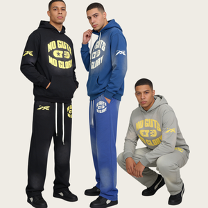 Conjunto Deportivo Personalizado de Invierno, Sudadera Holgada con Capucha, Pantalones Deportivos, Estampado en Serigrafía, Felpa de Algodón - Product Image 2