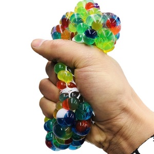 Balles anti-stress perlées en forme de raisin, jouets sensoriels colorés en plastique pour enfants et adultes, jouet unisexe pour le développement émotionnel - Product Image 4